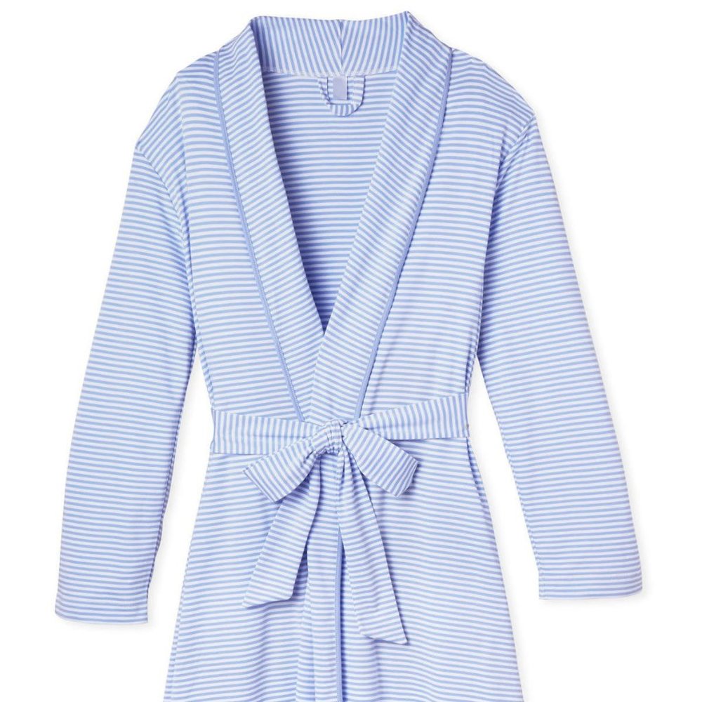 Lake Pajamas Pima Robe Hydrangea Medium